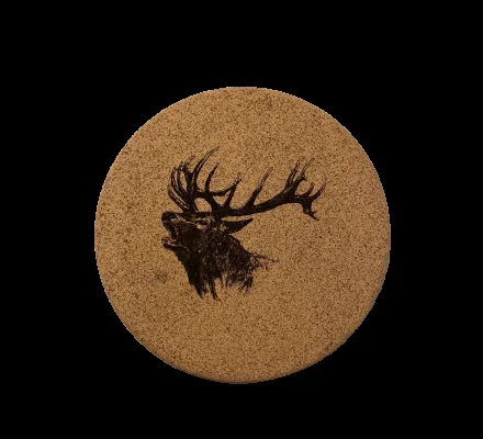 Dessous de Plat en liège Cerf Bramant LOVERGREEN