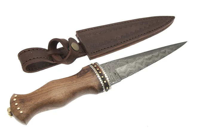 DM1076 – Damascus Blade Knife Sgian Dubh