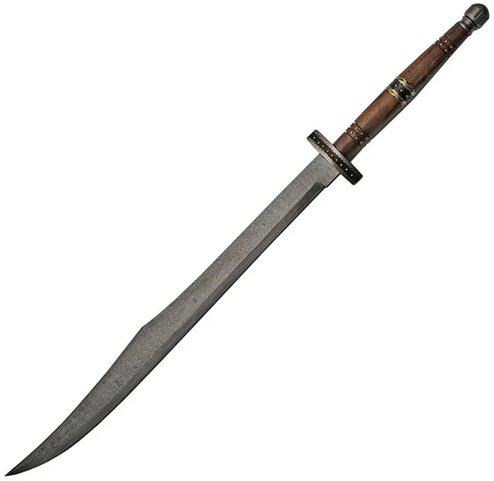 DM5007 – Scimitar Rosewood Damascus blade