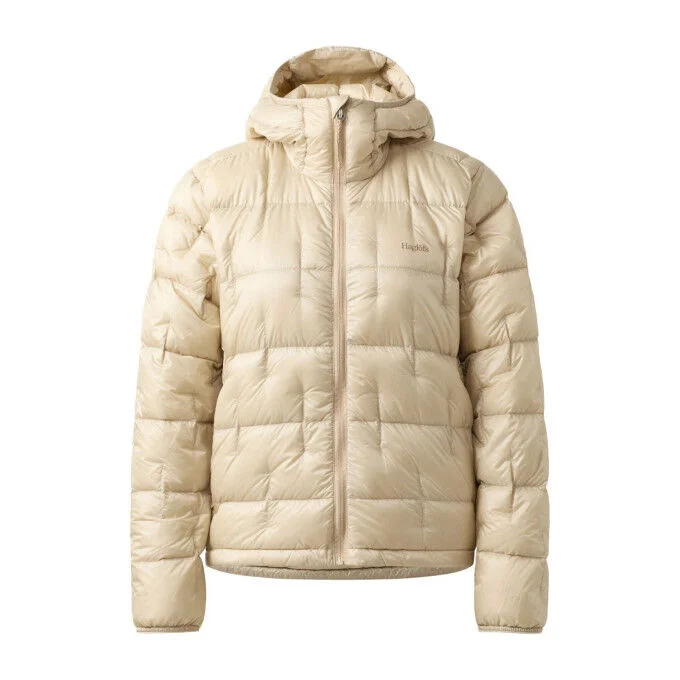 Doudoune a capuche Femme Haglofs Hede – Chalk Beige