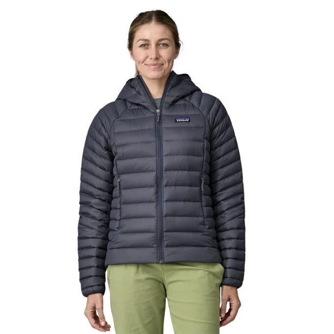 Doudoune a capuche Femme Patagonia Sweater™ – Smolder Blue – Image 2