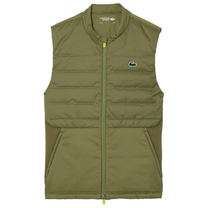 Doudoune sans manches Lacoste Active Performance Sleeveless Kaki