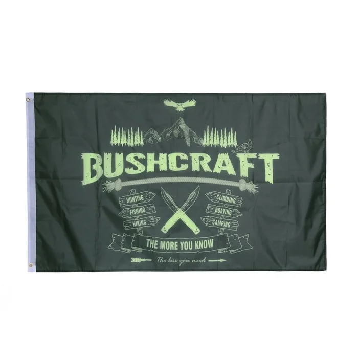 Drapeau BUSHCRAFT 100 cm x 150 cm