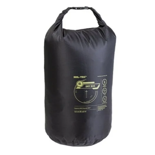 Drybag Mil-Tec, Rip Stop, 5L, noir