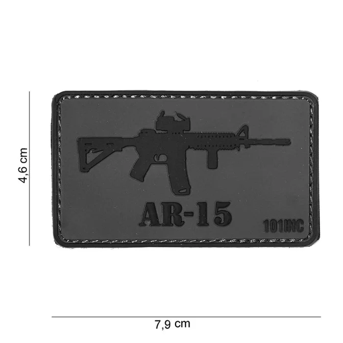 Écusson 3D AR-15 PVC Velcro
