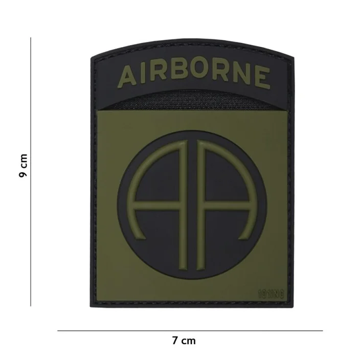 Écusson AIRBORNE 3D PVC Velcro