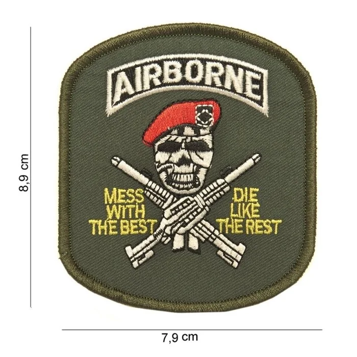 Écusson brodé AIRBORNE Thermocollant