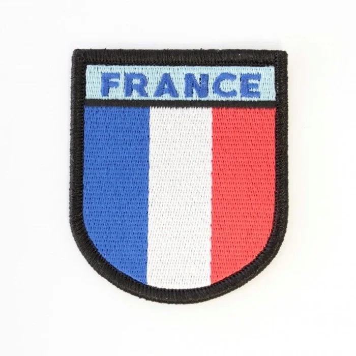 Écusson brodé Drapeau Français réglementaire Velcro