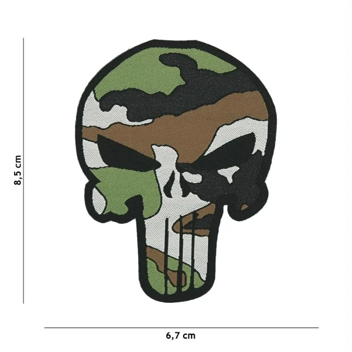 Écusson brodé PUNISHER Camouflage CE Velcro