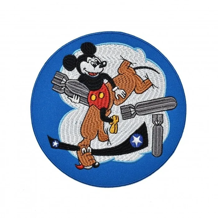 Ecusson brodé US Air Force WWII Mickey Thermocollant