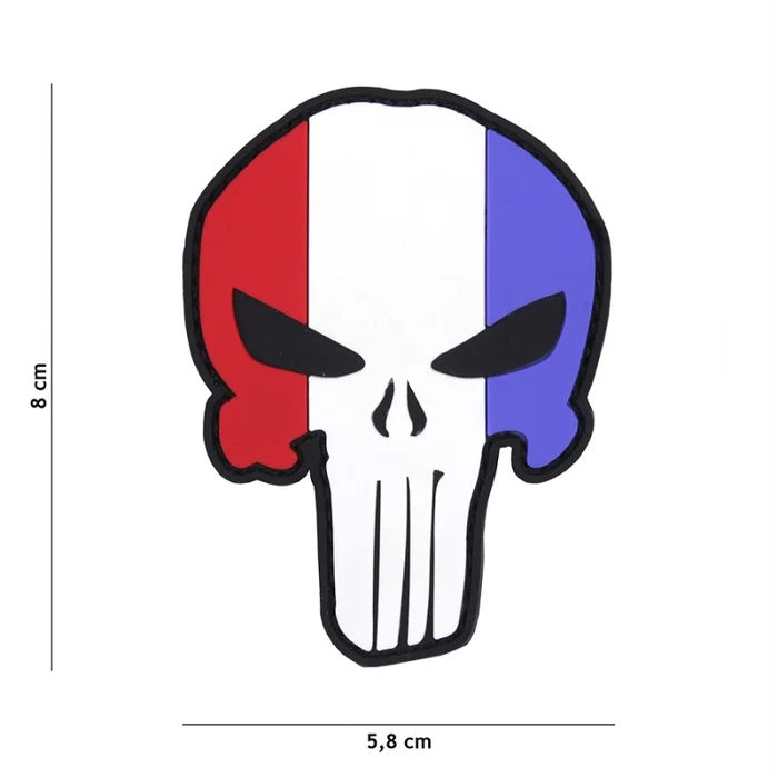Écusson Punisher Crazy 3D PVC Velcro
