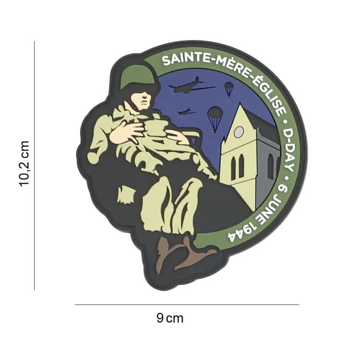 Écusson Sainte-mère-Église D-DAY 3D PVC