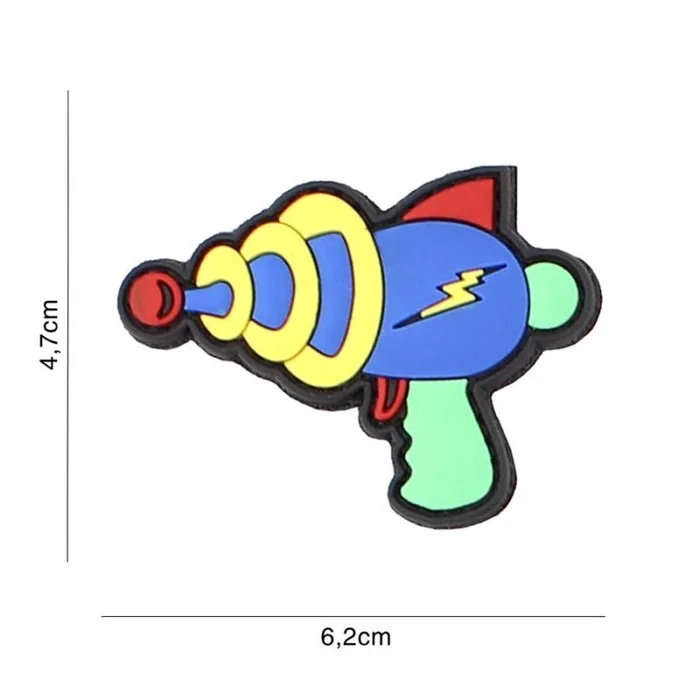 Écusson SPACEGUN 3D PVC Velcro