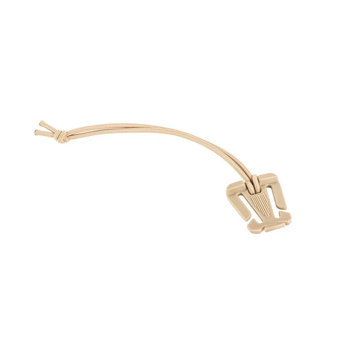 Elastique de maintien avec fixation pour passant MOLLE – Tan