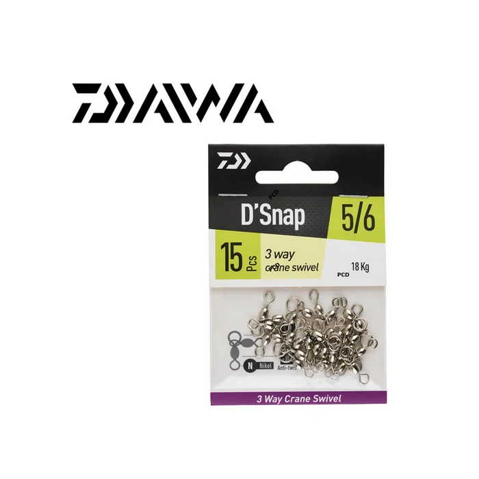 EMERILLONS DAIWA BARIL POTENCE ARGENT