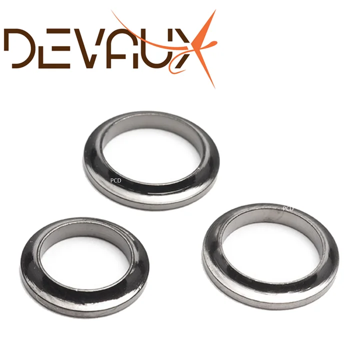 ENJOLIVEUR DEVAUX METALLIQUE PLAT NOIR 9.7MM