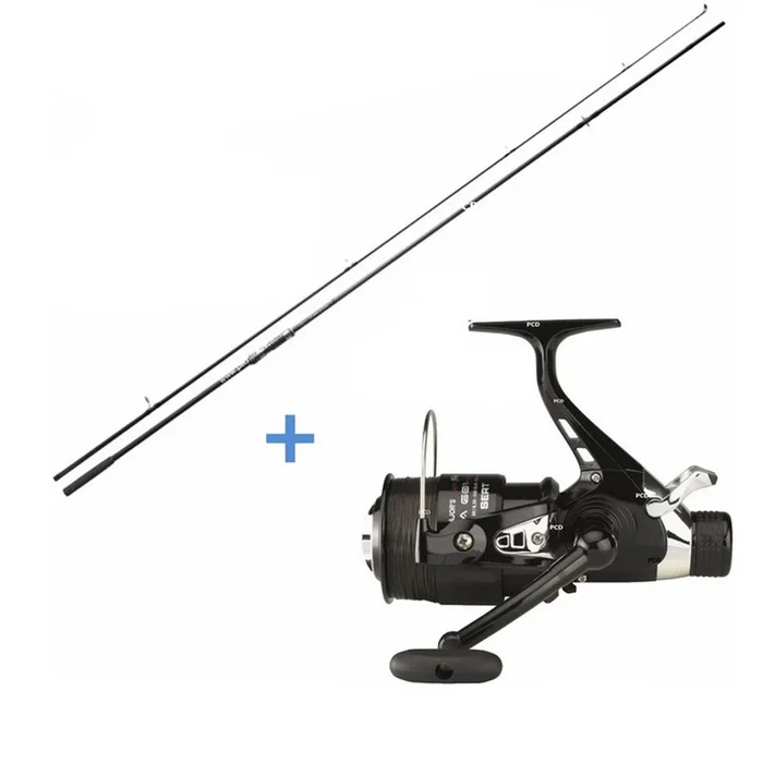 Ensemble Carpe Débrayable Crosser Carp Slim 13P 3.5LBS + Aka HRS 601FD