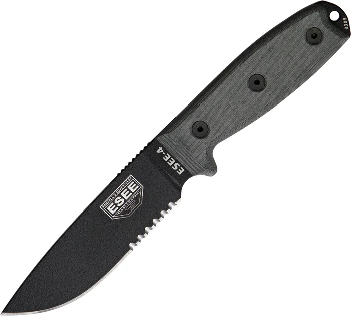 ES4S-B – Esee 4 Serrated