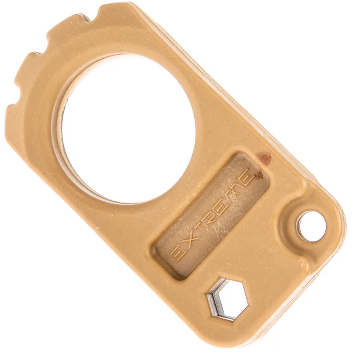 Extreme EDC Small Knuckleduster « Bad Mother Fucker » Tan