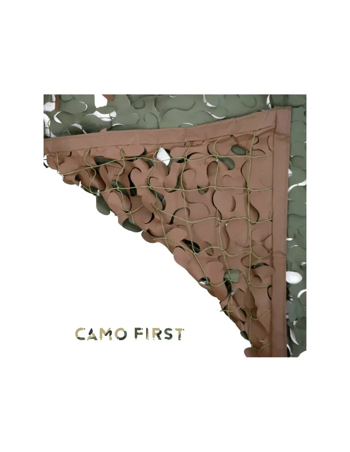 Filet de camouflage renforcé Camo First – 80% d’ombrage – Vert/Marron