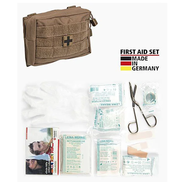 FIRST AID SET LEINA PRO DE 25 PIÈCES PETIT Dark Coyote