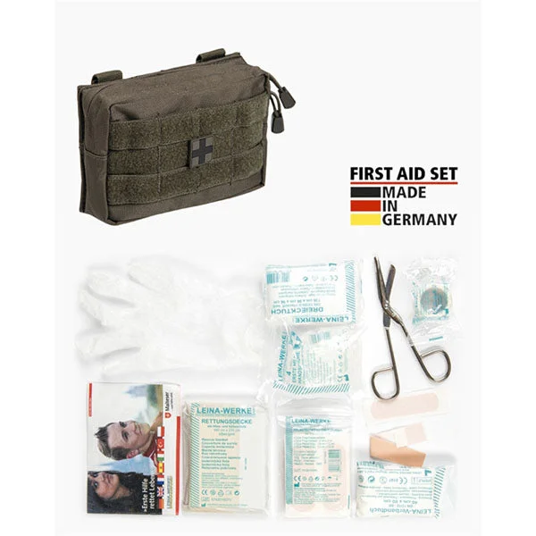 FIRST AID SET LEINA PRO DE 25 PIÈCES PETIT Vert Armée