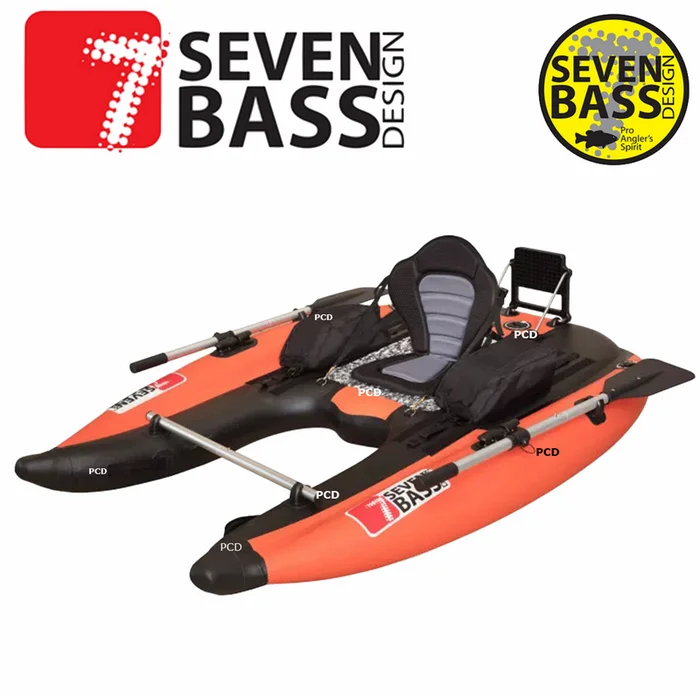 FLOAT TUBE SEVEN BASS FLATFORM EVO ORANGE