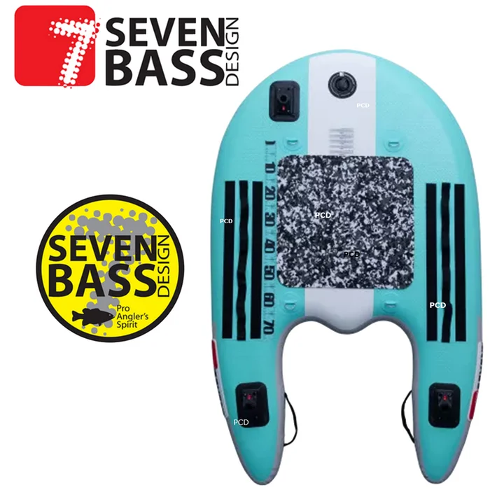 FLOAT TUBE SEVEN BASS JUNGLE NANO BLEU