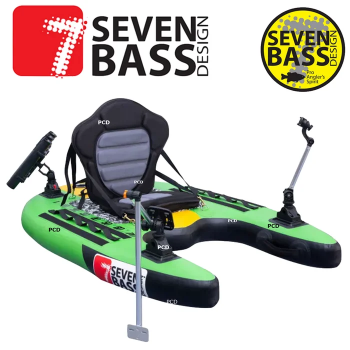 FLOAT TUBE SEVEN BASS JUNGLE NANO FULL PACK VERT
