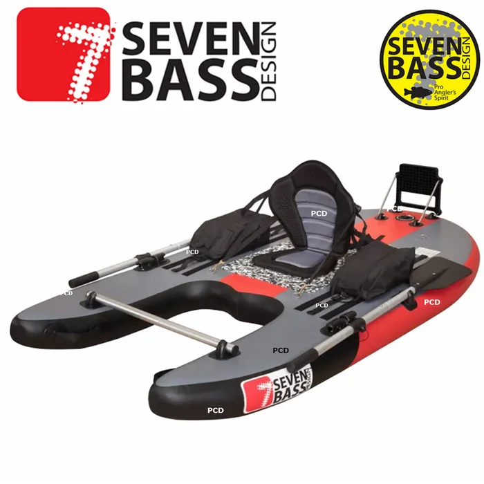 FLOAT TUBE SEVEN BASS JUNGLE OPERATOR EVO GRIS