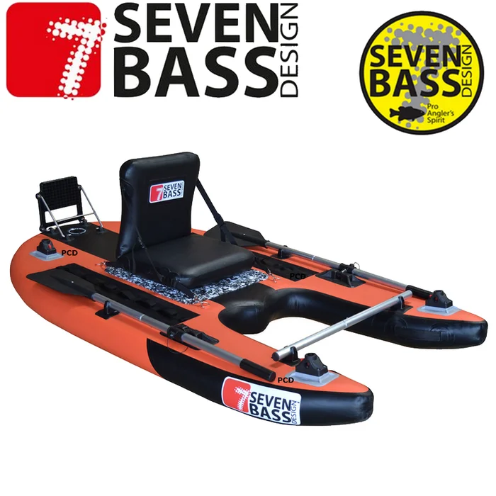 FLOAT TUBE SEVEN BASS JUNGLE OPERATOR FLEX ORANGE – FULL PLUG&GO