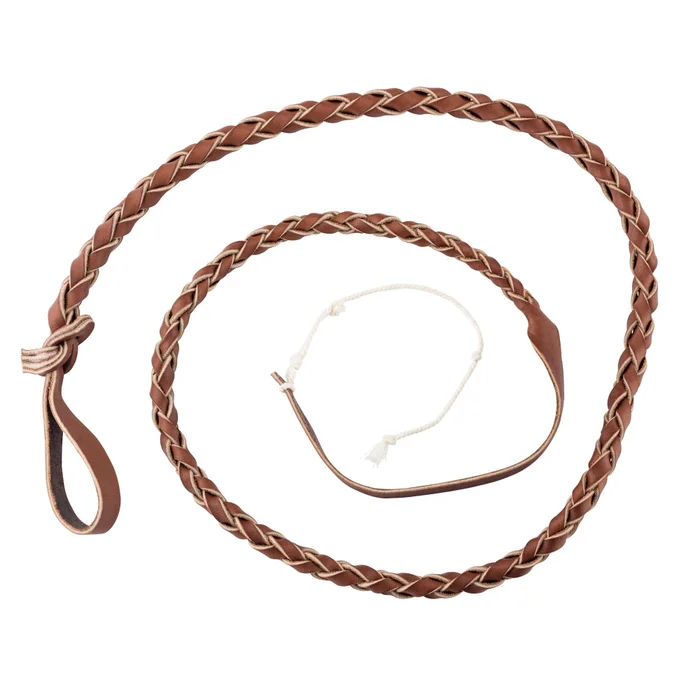 Flotte en Cuir Tressé Luxe pour Fouet