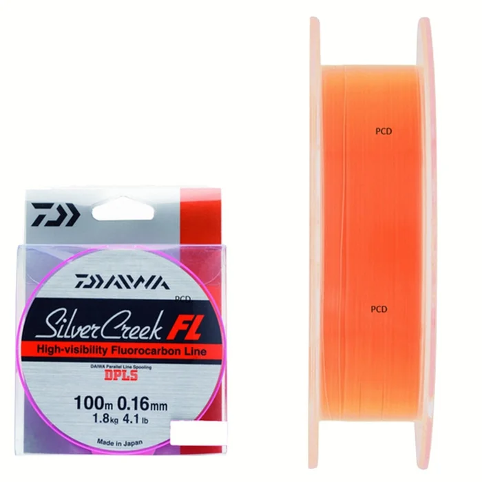 Fluorocarbone Daiwa Silver Creek 100m Orange