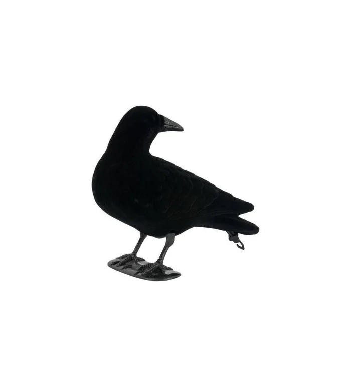 Forme de corbeau floquée guetteur