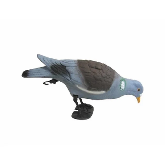 Forme de pigeon bécquettant sur pattes