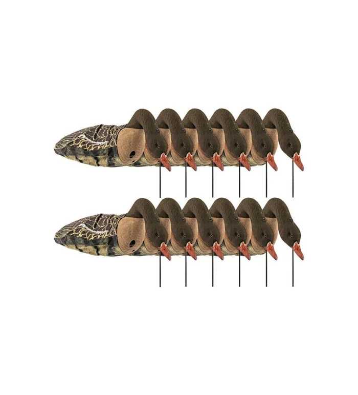 Forme manche à air FlockSox oie rieuse mangeuse x12