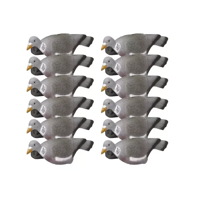 Formes de pigeon coquille x12