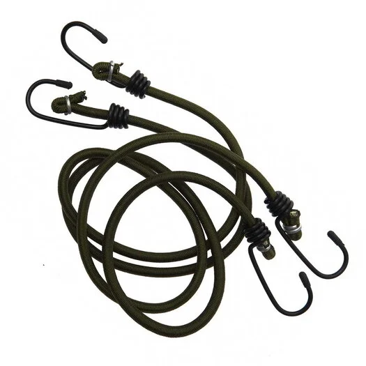 Fosco corde élastique Fosco 76 cm, 2 pièces, vert olive