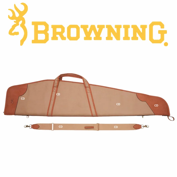FOURREAU CARABINE BROWNING ELITE RIFLE SCOPED MARRON 124CM
