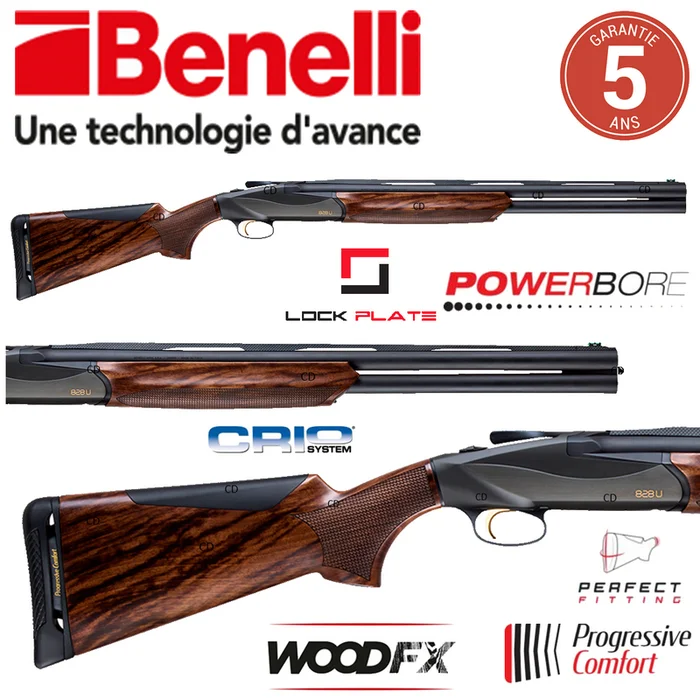 Fusil Benelli 828 U Beccaccia 12 /76 61cm