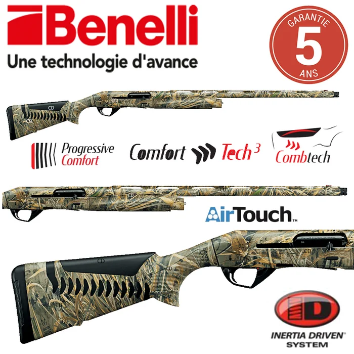 Fusil Benelli Black Eagle Comfortech Camo Max 5 28 /76 71cm