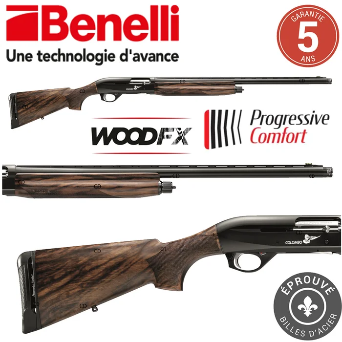 Fusil Benelli Colombo Wood FX 12 /76 71cm