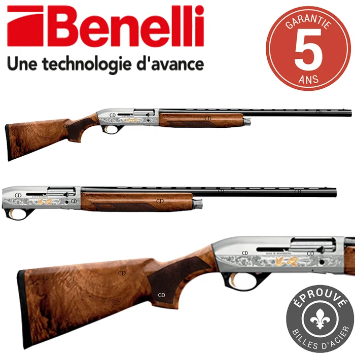 Fusil Benelli Montefeltro Bois Silver 12 /76 71cm