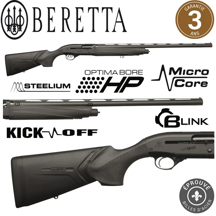 Fusil Beretta A400 Lite Synthétic Kick Off Plus 12 /76