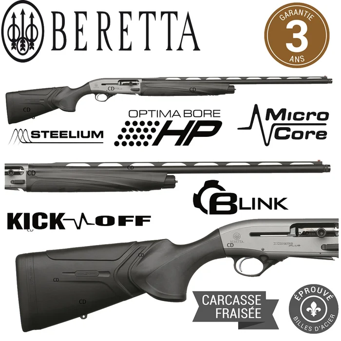 Fusil Beretta A400 Xtrem Plus Black Edition 12 /89 Kick Off Mega