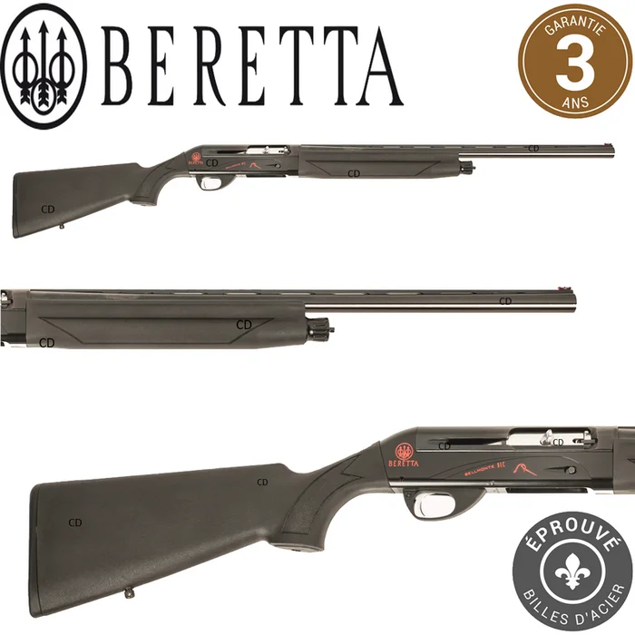 Fusil Beretta Bellmonte Synthétique Bécassier 12 /76 61cm