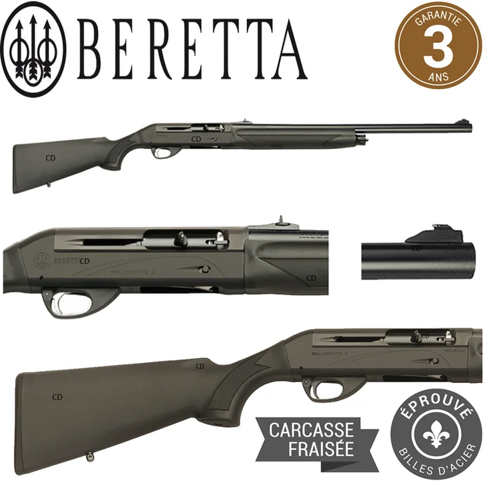 Fusil Beretta Bellmonte Synthétique Slug 1 12 /76 61cm