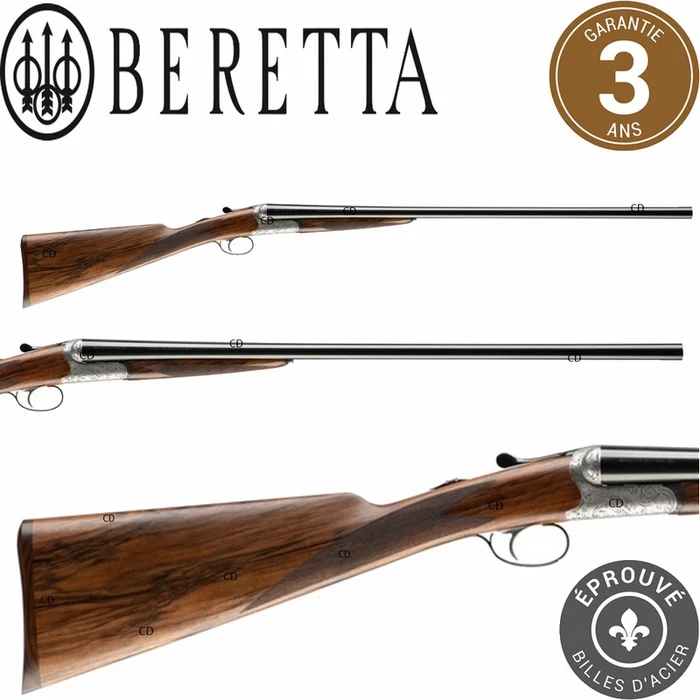 Fusil Beretta Juxtaposé 486 Parallelo 10Ième Anniversaire 12 /76 71cm
