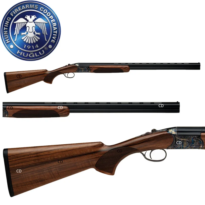 Fusil Superposé Huglu 103d Mini Bascule Jaspée 28 /70 71cm