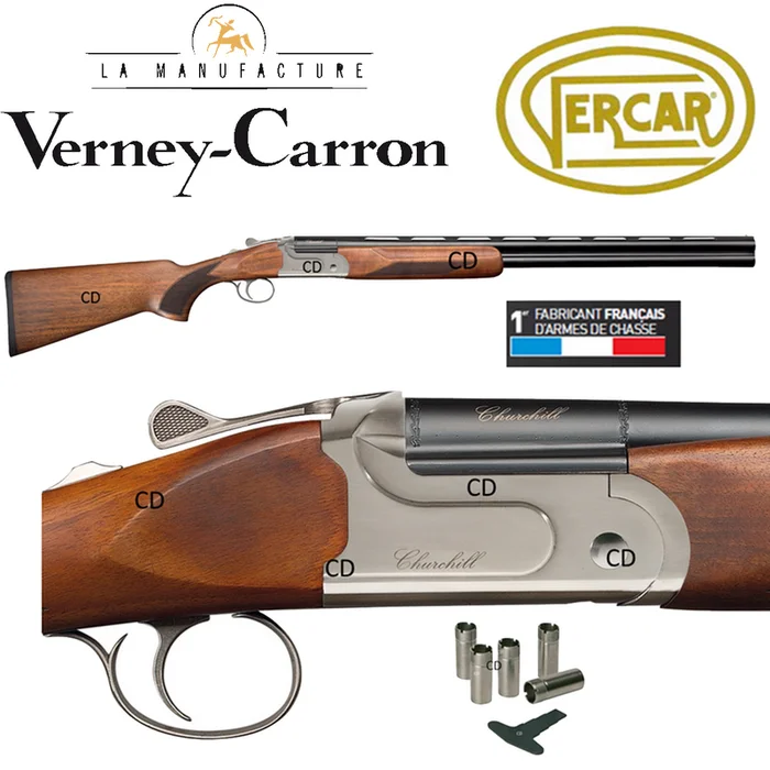 Fusil Superposé Vercar Churchill Verney Carron 12 /76 71cm